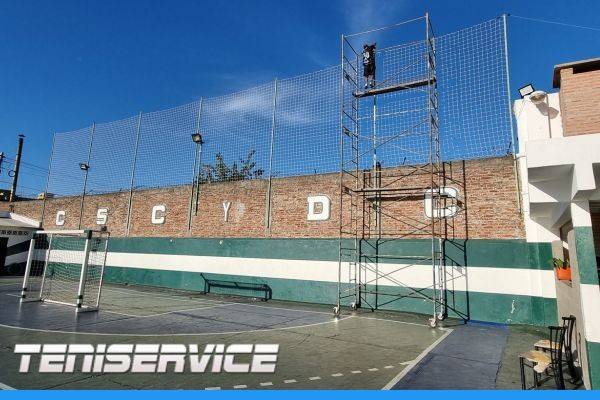 Redes de contención para canchas y clubes 